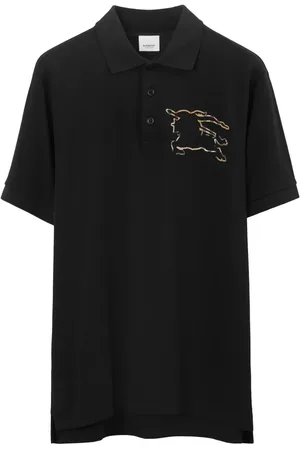 Burberry Playera tipo polo con logo estampado
