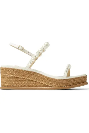 Jimmy Choo Sandalias Amatus con perlas y tacón de 60mm