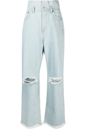 ALMAZ Jeans rectos con tiro alto