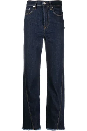 Lanvin Jeans rectos con bordes deshilachados