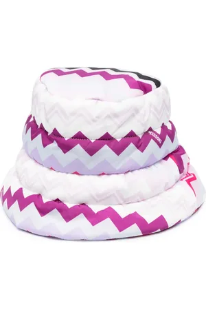 Missoni Bolsa bucket capitonada con motivo en zigzag