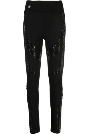 Philipp Plein Leggins con detalles de strass