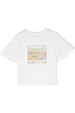 Chloé Playera con logo estampado