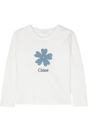 Chloé Playera con logo estampado