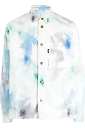 haikure Camisa con estampado de salpicaduras de pintura