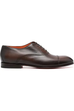 santoni Zapatos oxford con puntera de almendra