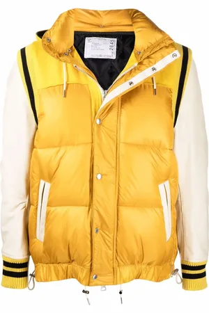SACAI Chamarra capitonada con mangas en contraste