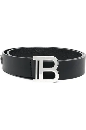 Balmain Cinturón con placa del logo