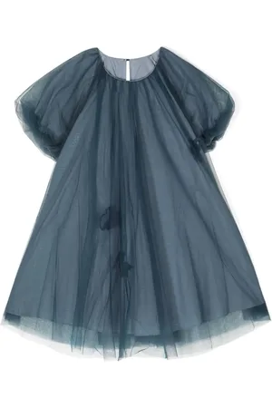 JNBY by JNBY Vestido de tul con parche del logo