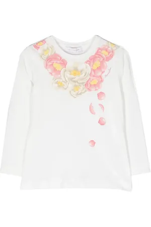 MONNALISA Playera manga larga con estampado floral