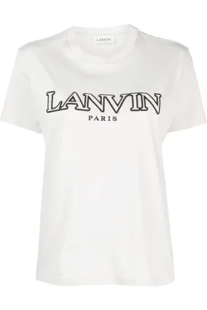 Lanvin Playera con logo bordado
