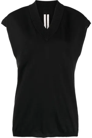Rick Owens Top con cuello en V