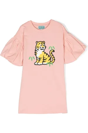 Kenzo Vestido con estampado gráfico