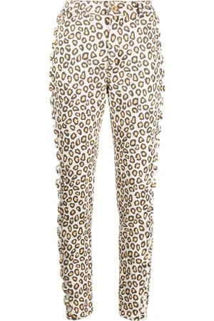 Paco rabanne Jeans con estampado de leopardo