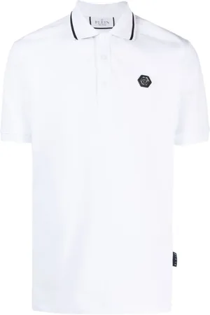 Philipp Plein Playera tipo polo SS Paisley Strass