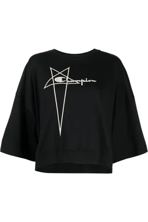 Rick Owens Playera con logo bordado