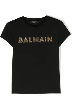 Balmain Playera con detalles del logo