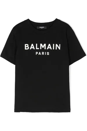 Balmain Playera con logo estampado