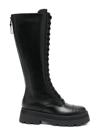 Fabiana Filippi Botas con puntera redonda y agujetas