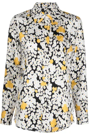 Lanvin Camisa de seda con estampado floral