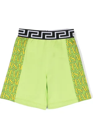 VERSACE Shorts con logo estampado