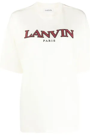 Lanvin Playera con logo bordado
