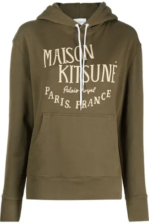 Maison Kitsuné Hoodie de tejido jersey logo estampado