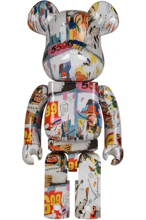 MEDICOM TOY Figura BE@RBRICK 1000% de x Andy Warhol y Jean Michel Basquiat