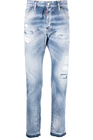 Dsquared2 Jeans con efecto envejecido y parche del logo