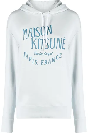 Maison Kitsuné Hoodie de tejido jersey logo estampado