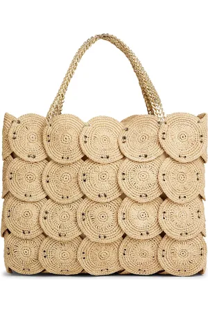 Paco rabanne Bolsa de playa de rafia