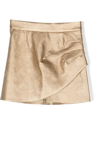 Zadig & Voltaire Falda metalizada con pinzas