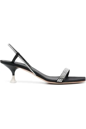 3Juin Sandalias con detalles de cristal y tacón de 65mm