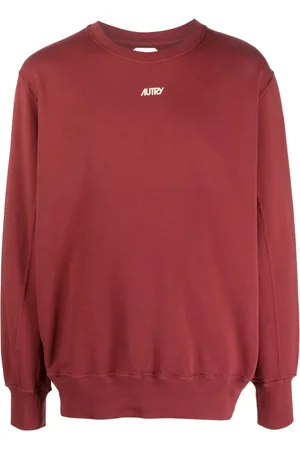 Autry Sudadera con cuello redondo y logo bordado