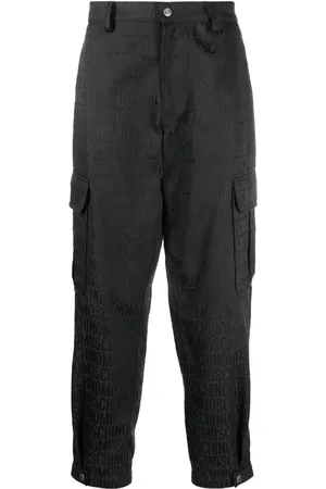 Moschino Pantalones cargo con logo estampado