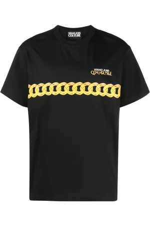 VERSACE Playera con detalle de cadena