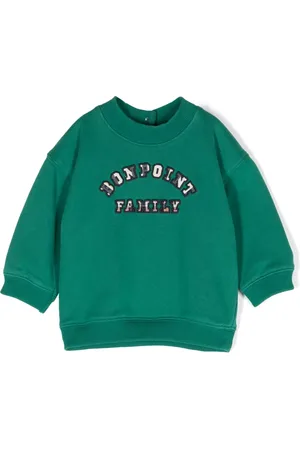 BONPOINT Sudadera tejida con logo bordado