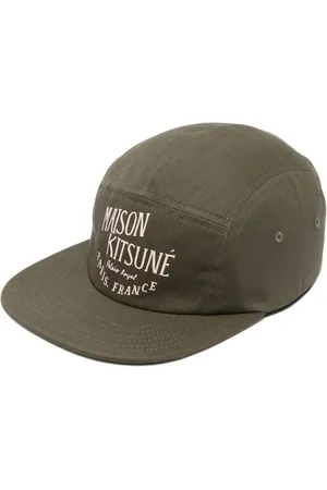 Maison Kitsuné Gorra con logo estampado