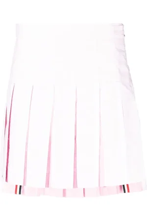 Thom Browne Falda corta plisada