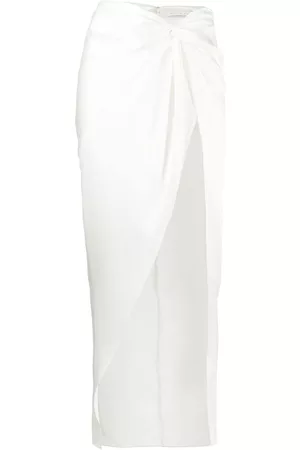 FLEUR DU MAL Falda de seda Twist