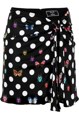 VERSACE Falda corta Butterflies de x Dua Lipa