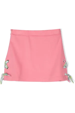 PUCCI Junior Falda con agujetas y estampado abstracto