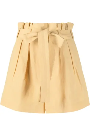 ULLA JOHNSON Shorts con cinturón