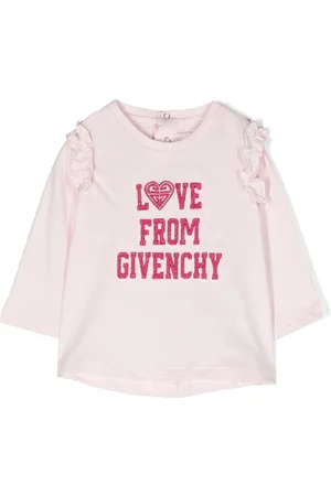 Givenchy Playera manga larga con logo estampado
