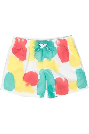 Sundek Shorts de playa con estampado abstracto