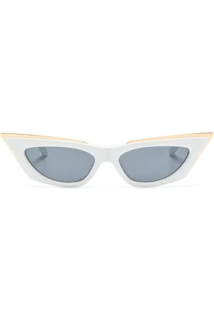 VALENTINO GARAVANI Lentes de sol con armazón cat eye y placa del logo