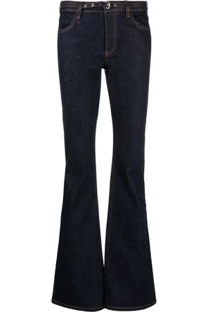 Serafini Jeans acampanados con tiro bajo