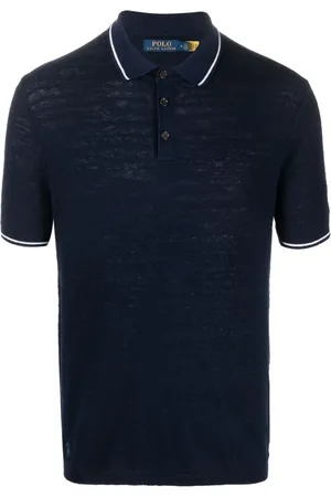 Ralph Lauren Playera tipo polo manga corta con logo bordado