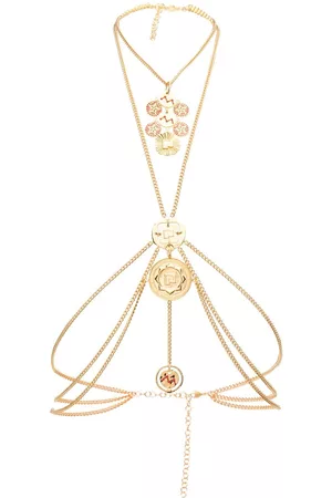 Paco rabanne Body con joyas con dije de medalla