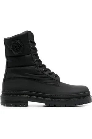 Philipp Plein Botines con logo en relieve